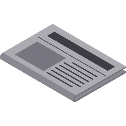 Newspaper news report miscellaneous newspaper icon