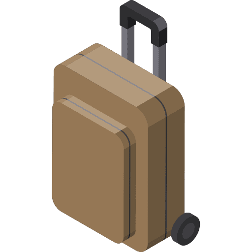 Suitcase suitcase tools and utensils baggage icon