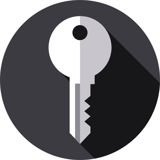 Key door key pass key icon