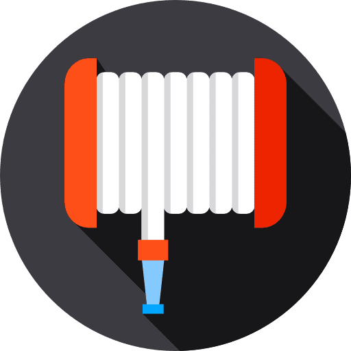 Hose farming and gardening gardening hosepipe icon