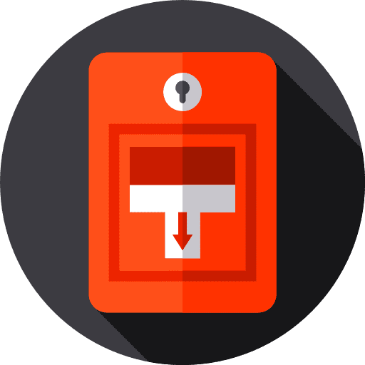 Pull alert security signs icon