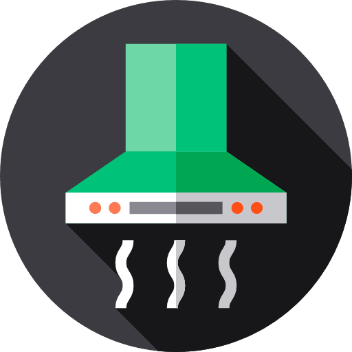 Kitchen hood furniture and household extractor hood kitchen icon