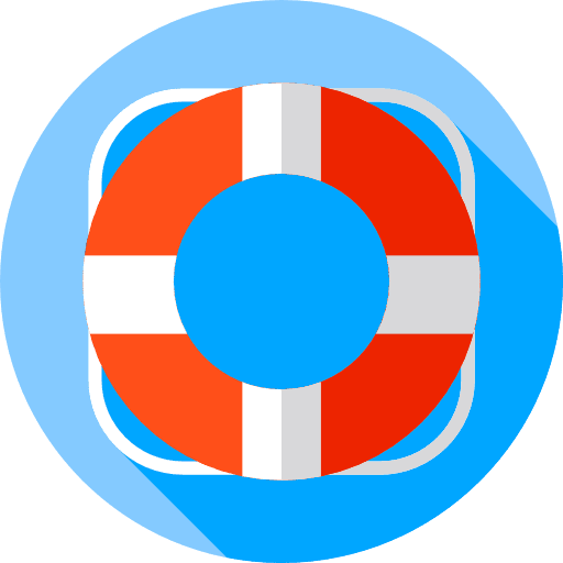Lifebuoy security lifeguard lifesaver icon