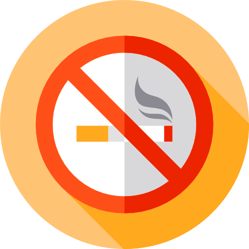 No smoking no smoking prohibition signaling icon