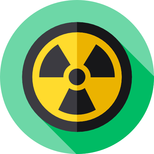 Radiation energy power radiation icon