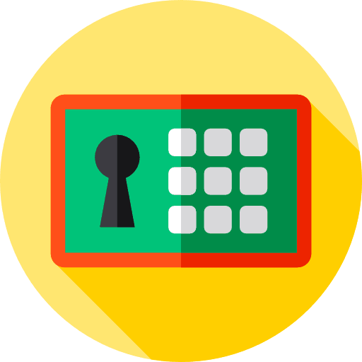 Safety code encode password protected icon