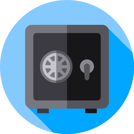 Strongbox savings money business icon