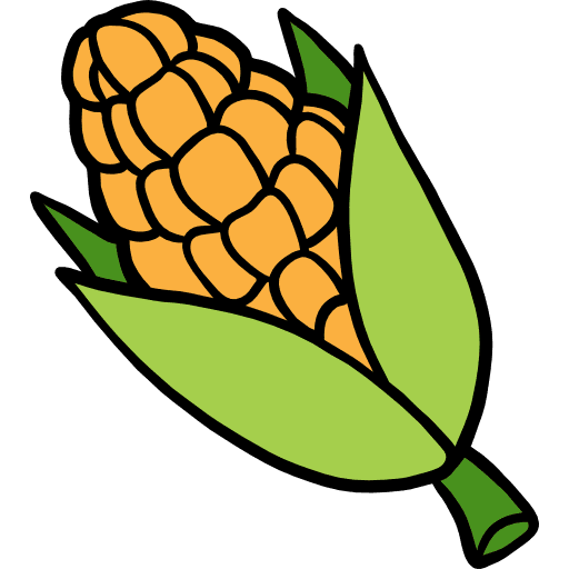 Corn vegan corn vegetarian icon