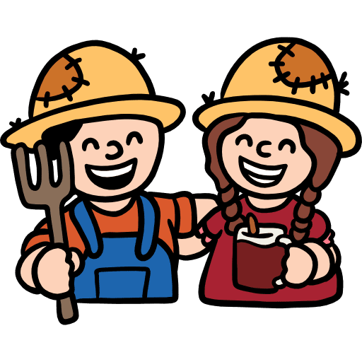 Farmers people farmers occupation icon