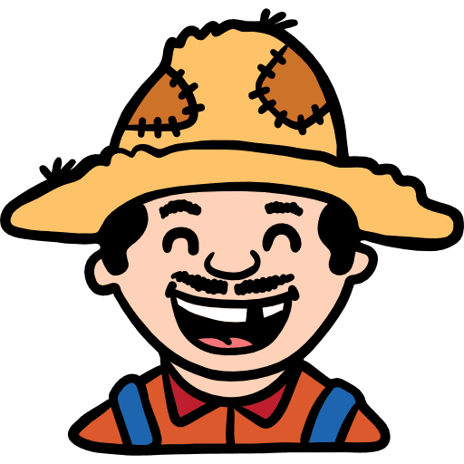 Farmer avatar occupation people icon