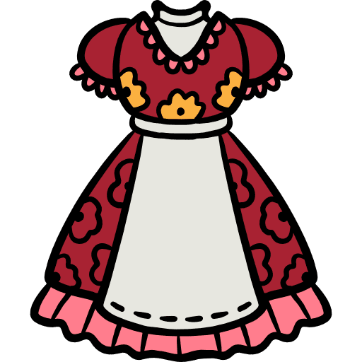 Dress fashion clothing clothes icon