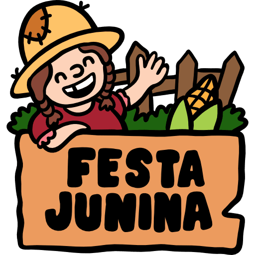 Festa junina cultures woman party icon