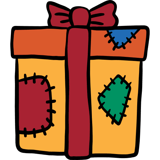 Gift surprise christmas presents gift icon