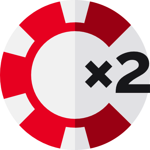 Chip poker chip chips casino icon