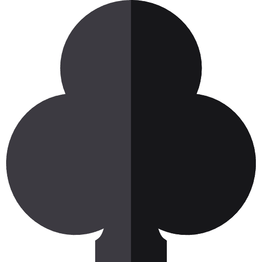 Clubs casino clubs poker icon