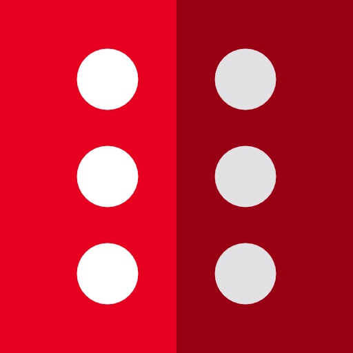 Dice luck casino game icon