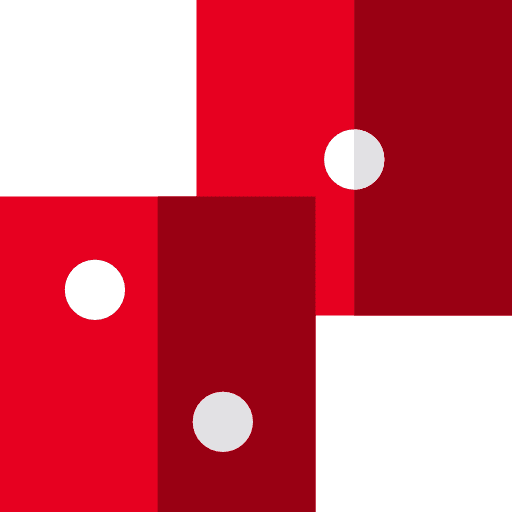 Dices casino dice luck icon