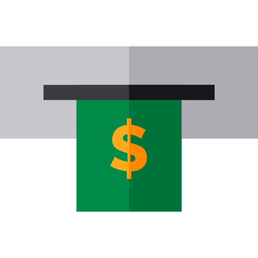 Atm atm cash point money icon