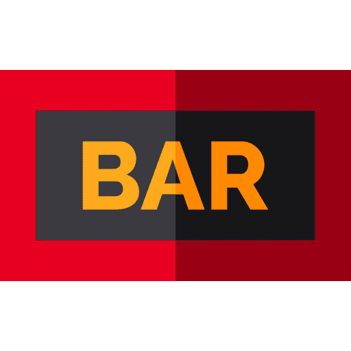 Bar signaling gaming bar icon