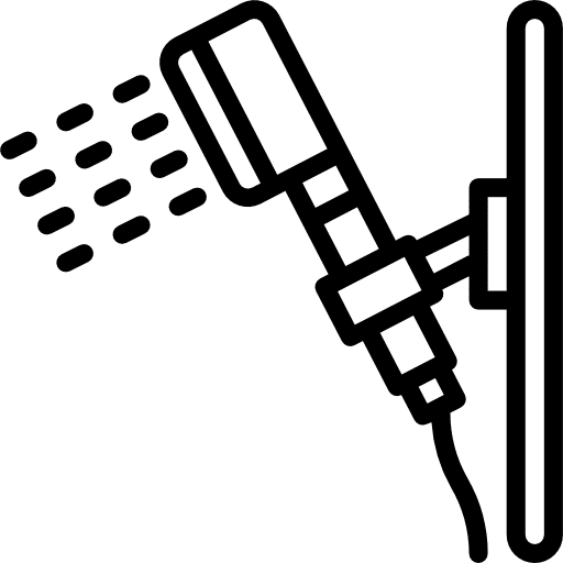 Shower water washing bathroom icon