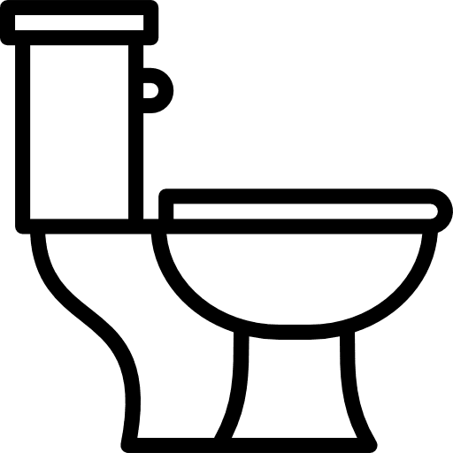 Toilet furniture and household wc sanitary icon