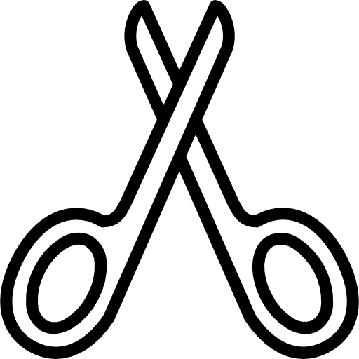 Nail scissors nail scissors cut grooming icon