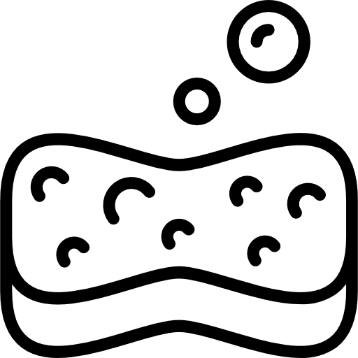 Sponge wiping sponges sponge icon