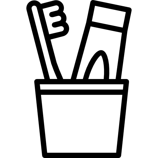 Toothbrush health care toothbrush hygienic icon