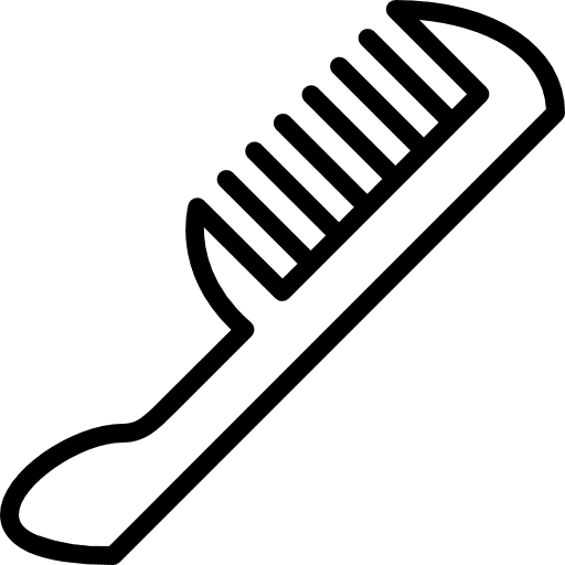 Comb fashion comb beauty icon