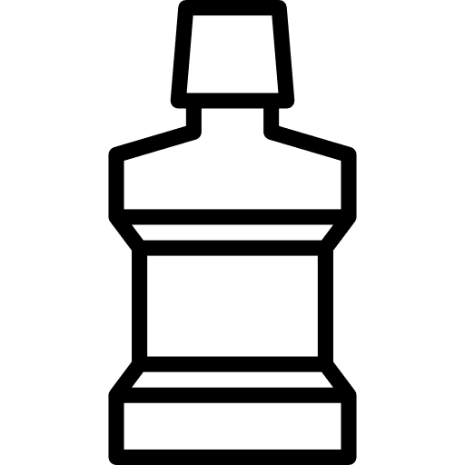 Mouthwash health tooth toothbrush icon
