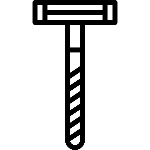 Razor shave accesory blade icon