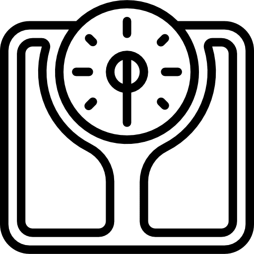 Scale measure measuring scales icon