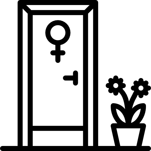 Toilet ladies washroom toilet icon