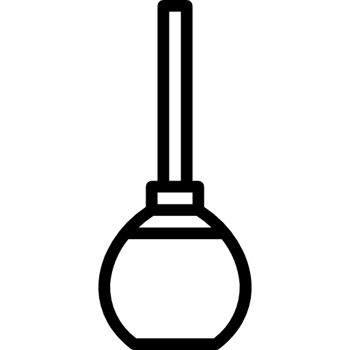 Toilet brush cleaning toilet brush construction and tools icon