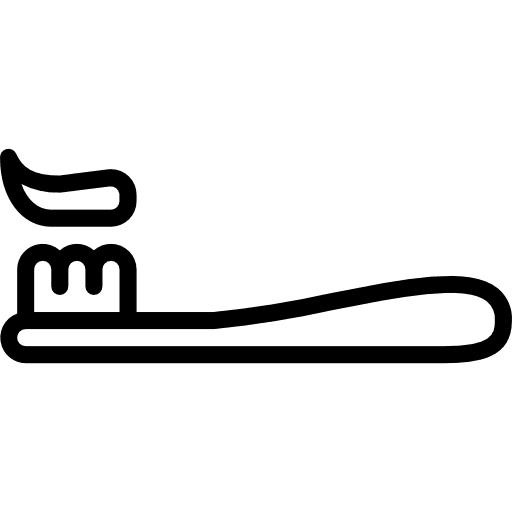 Toothbrush healthcare and medical toothpaste health care icon