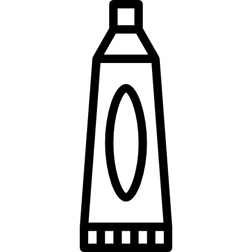 Toothpaste painting paste toothpaste icon