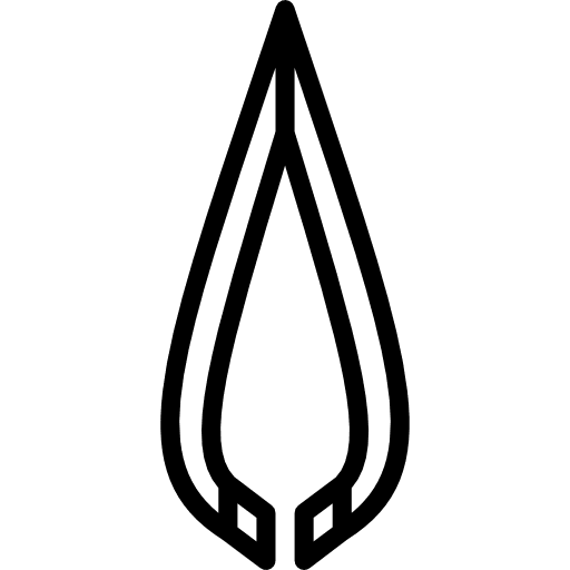 Tweezers hairdressing hair salon tool icon