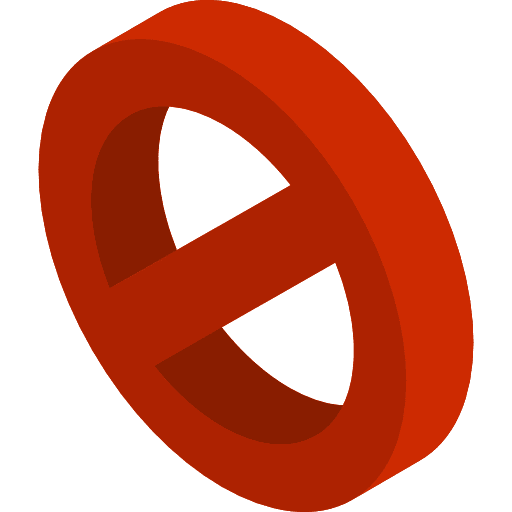 Forbidden forbidden prohibition avoid icon