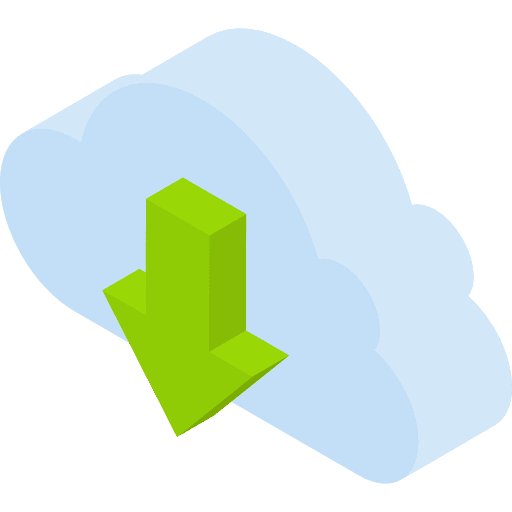 Cloud computing storage cloud computing interface icon