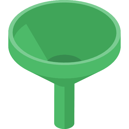 Filter tools and utensils tool filtering icon