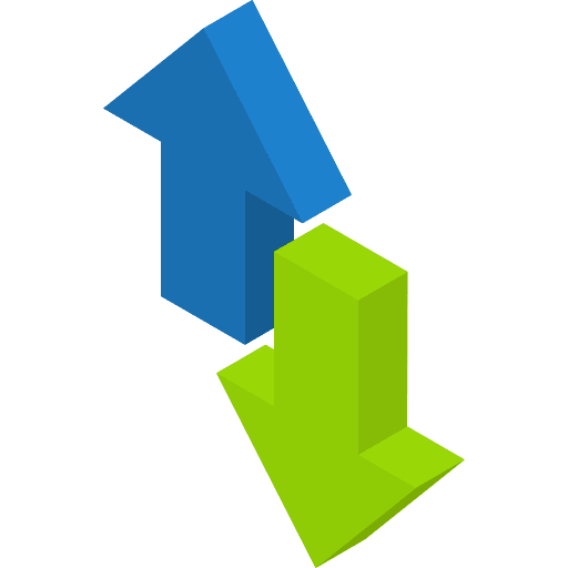 Transfer multimedia option orientation direction icon