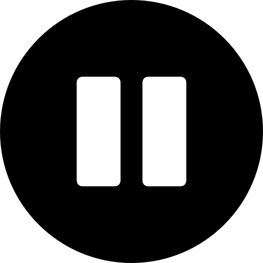 Pause multimedia interface pause icon