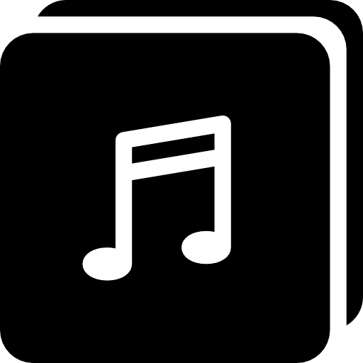 Album musical vynil album icon