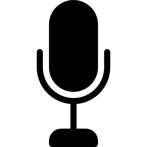 Microphone radio microphone voice recording icon