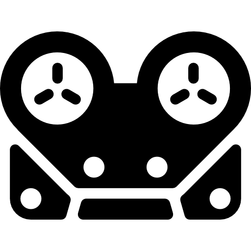 Cassette player music cassette sounds icon