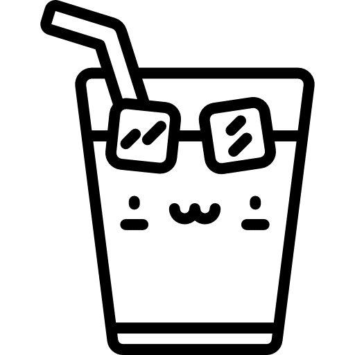 Ice tea soda pop food ice tea icon