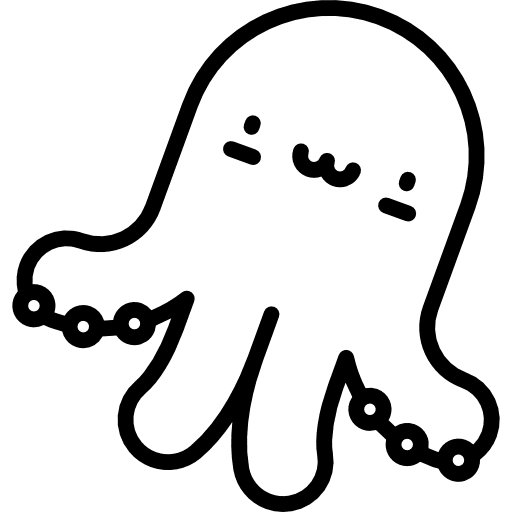 Octopus octopus aquarium sea life icon