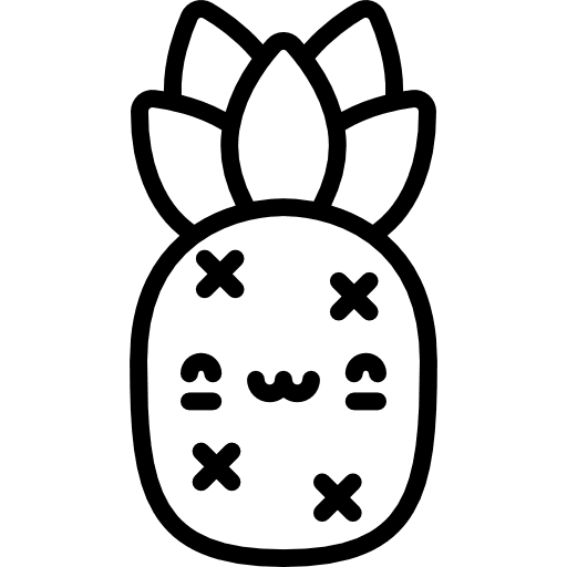 Pineapple pineapples food and restaurant food icon