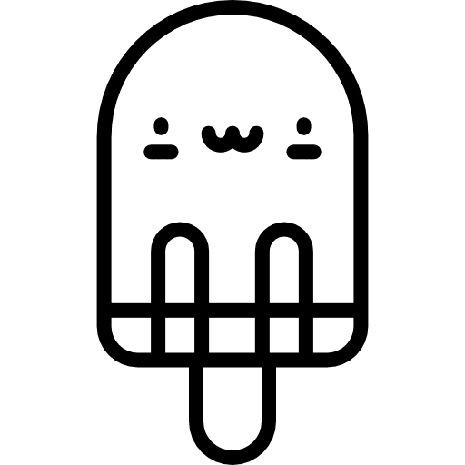 Popsicle summertime sweet dessert icon