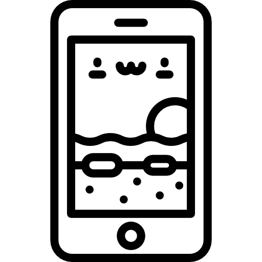 Smartphone smartphone cellphone kawaii icon